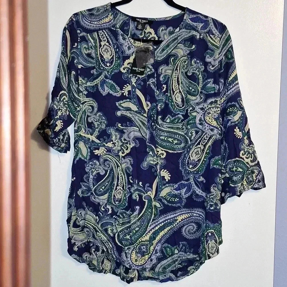 NWT Nine West Flora Tunic